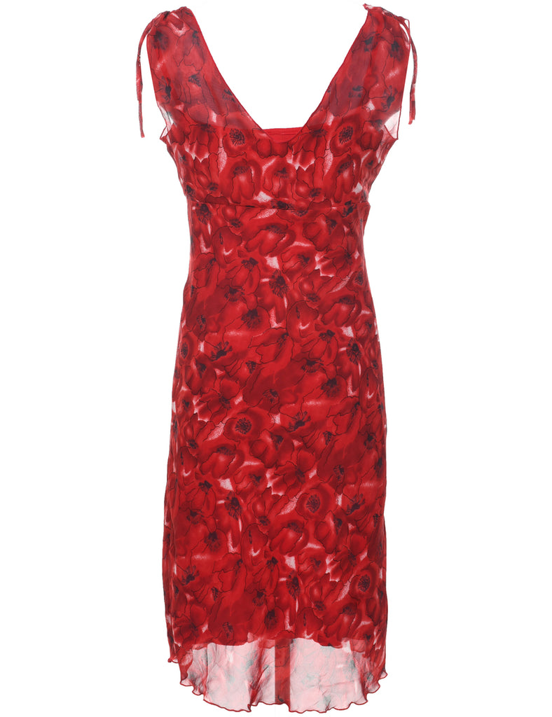 Floral Print Dress - M