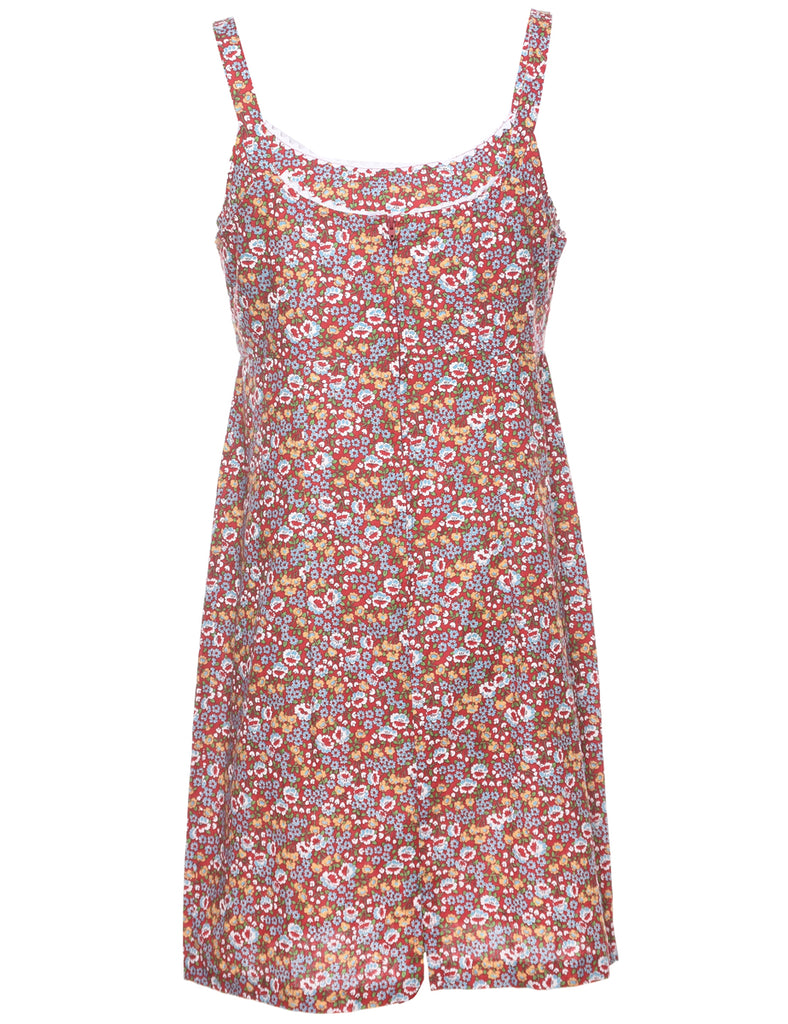 Floral Print Dress - M
