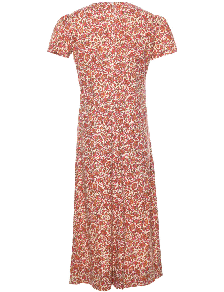Floral Print Dress - M