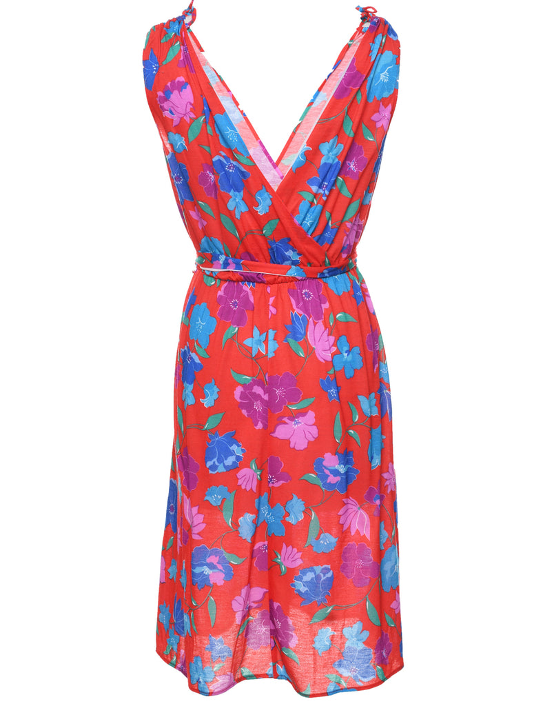 Floral Print Dress - M