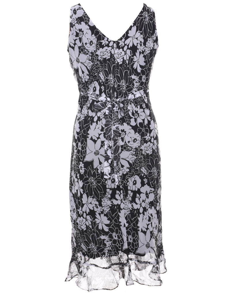 Floral Print Dress - M