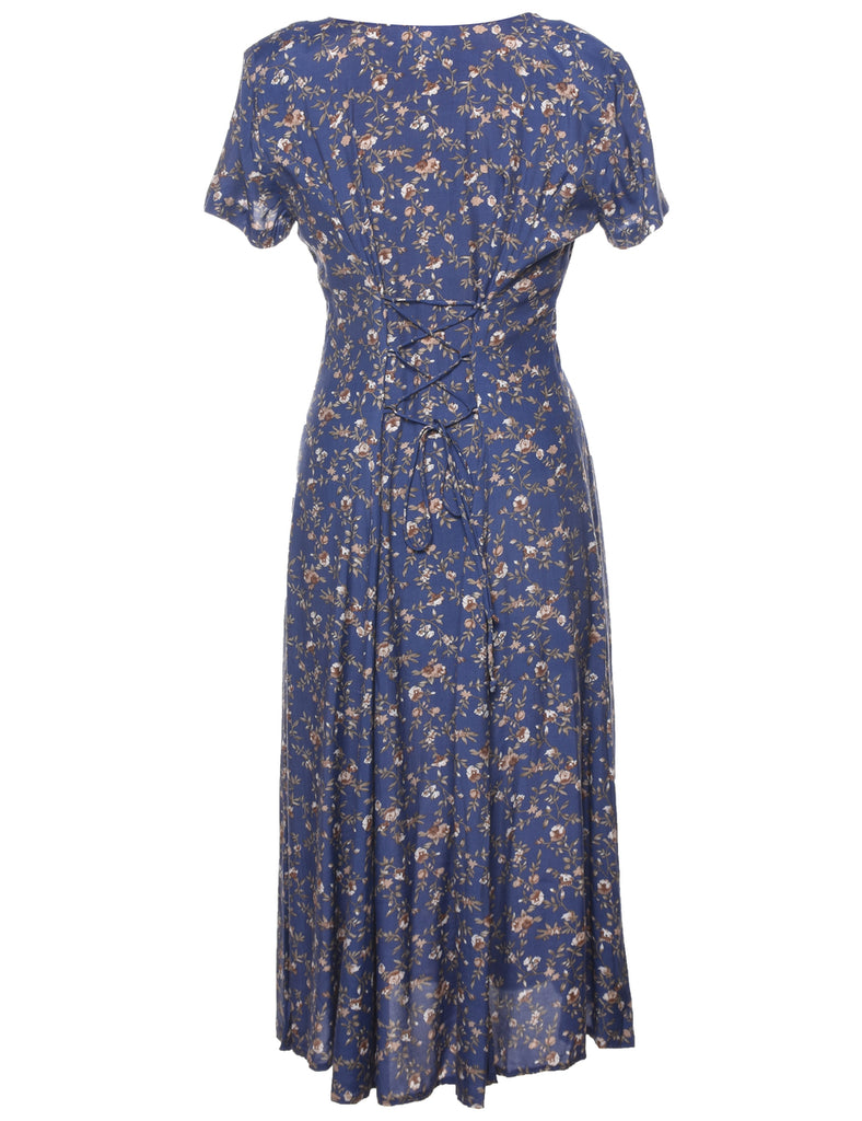 Floral Print Dress - L
