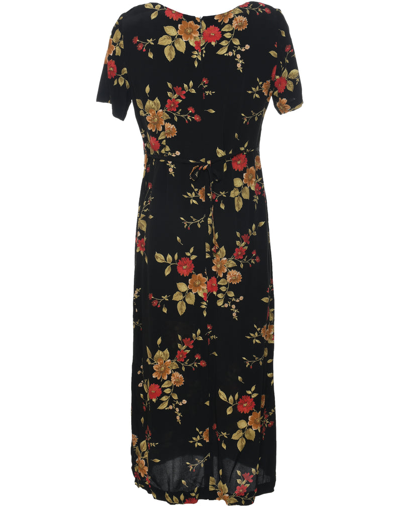 Floral Print Dress - M