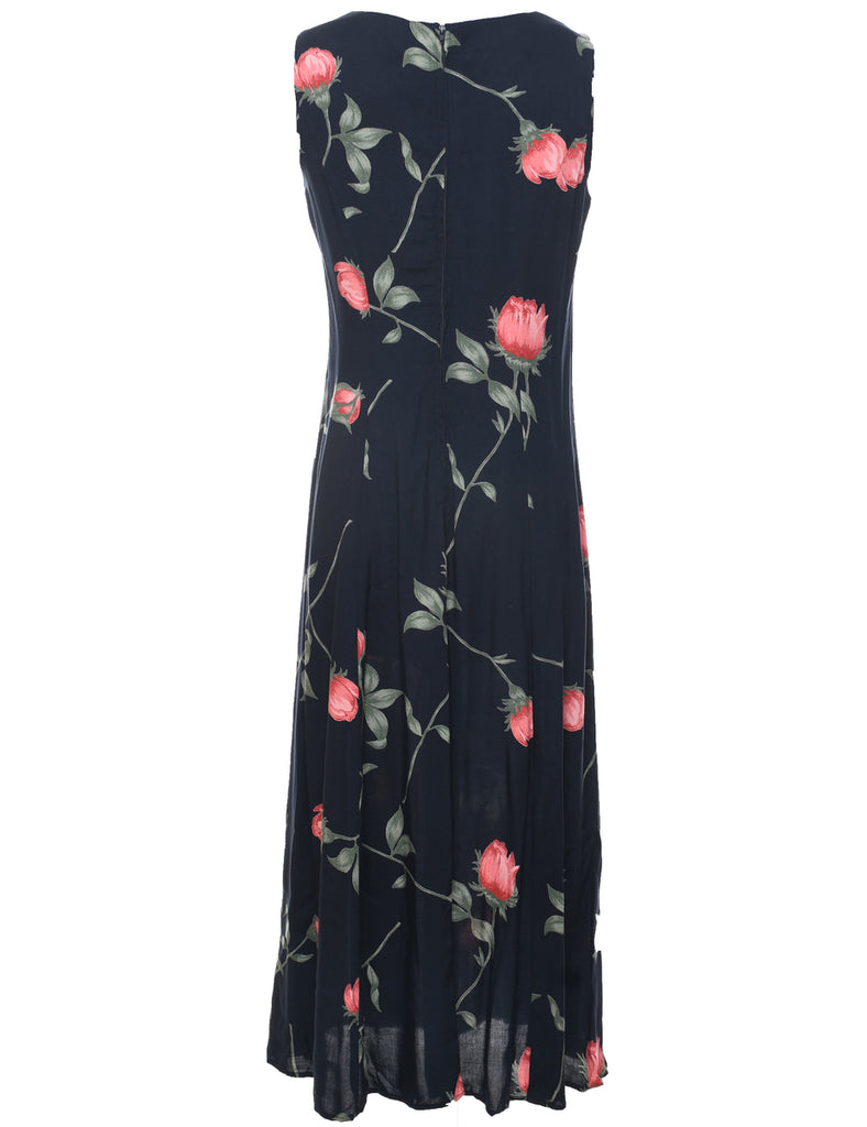 Floral Print Dress - M