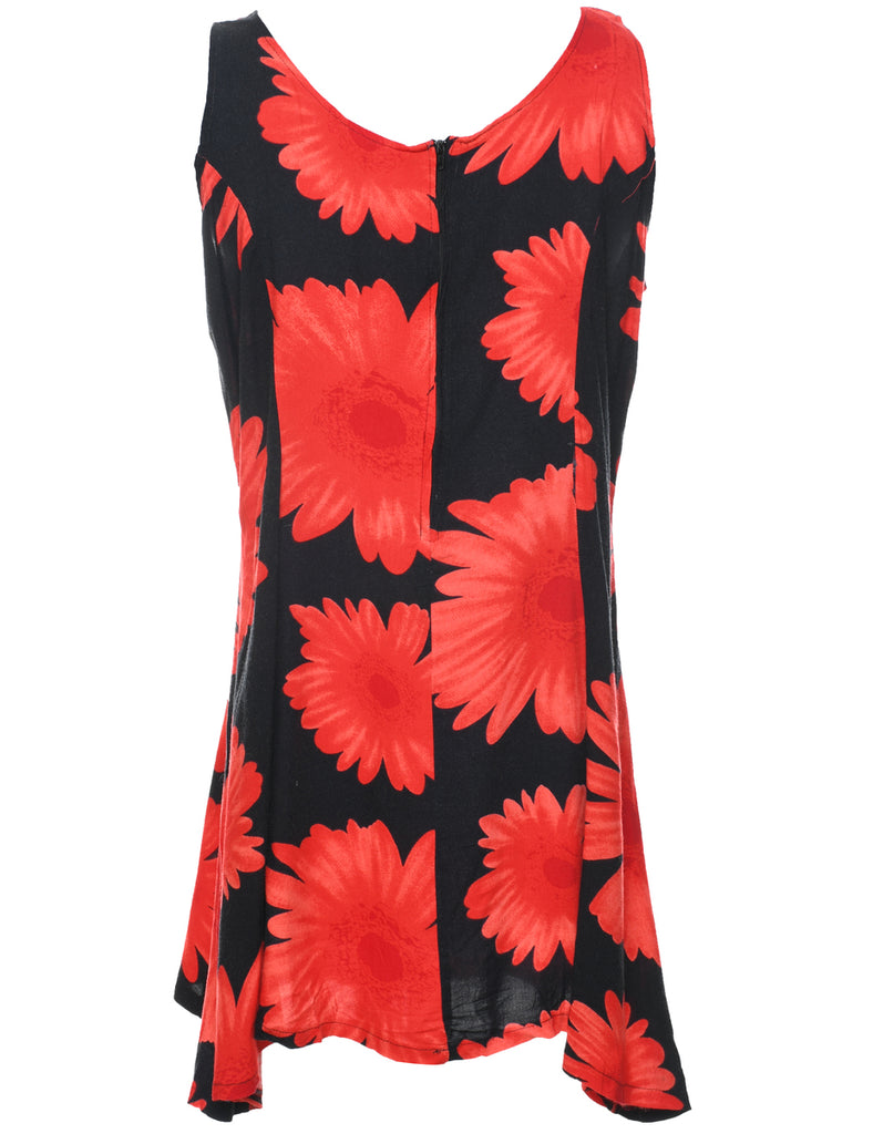 Floral Print Dress - L