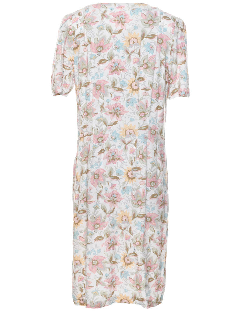 Floral Print Dress - M