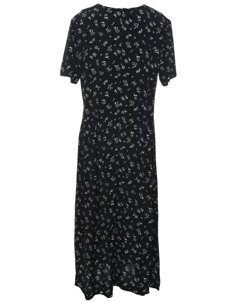 Floral Print Dress - L