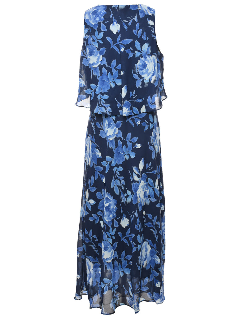 Floral Print Dress - M