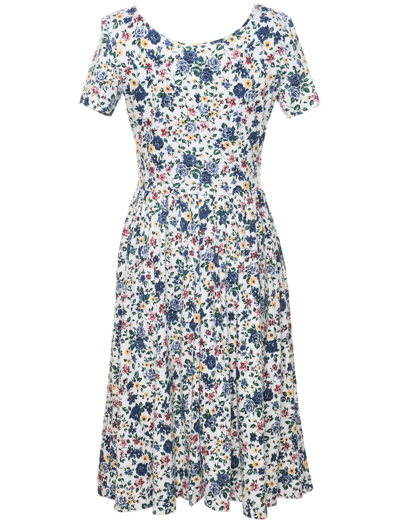 Floral Print Dress - M