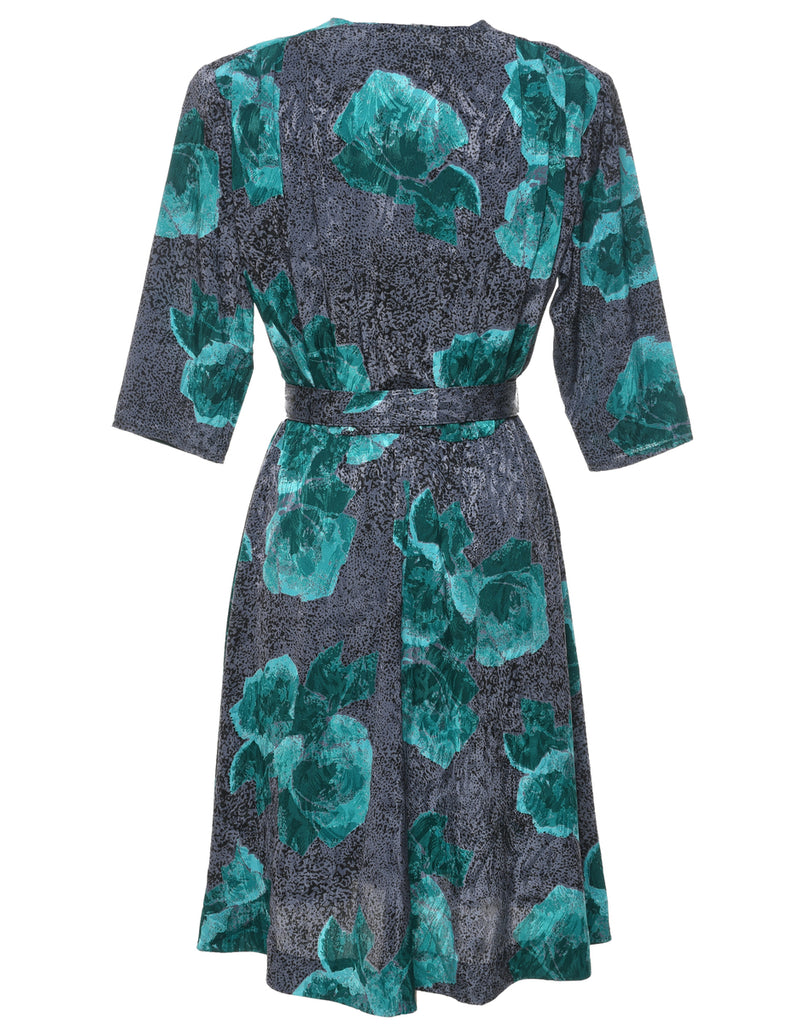 Floral Print Dress - M
