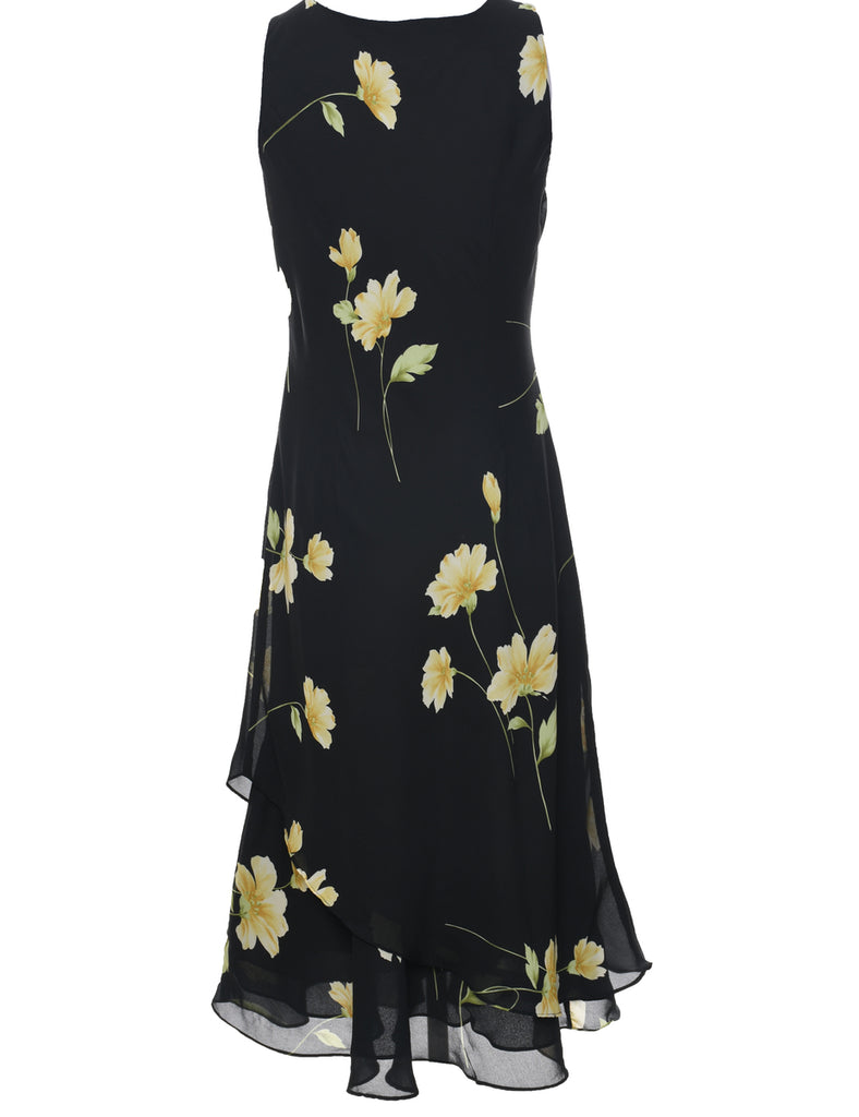Floral Print Dress - L