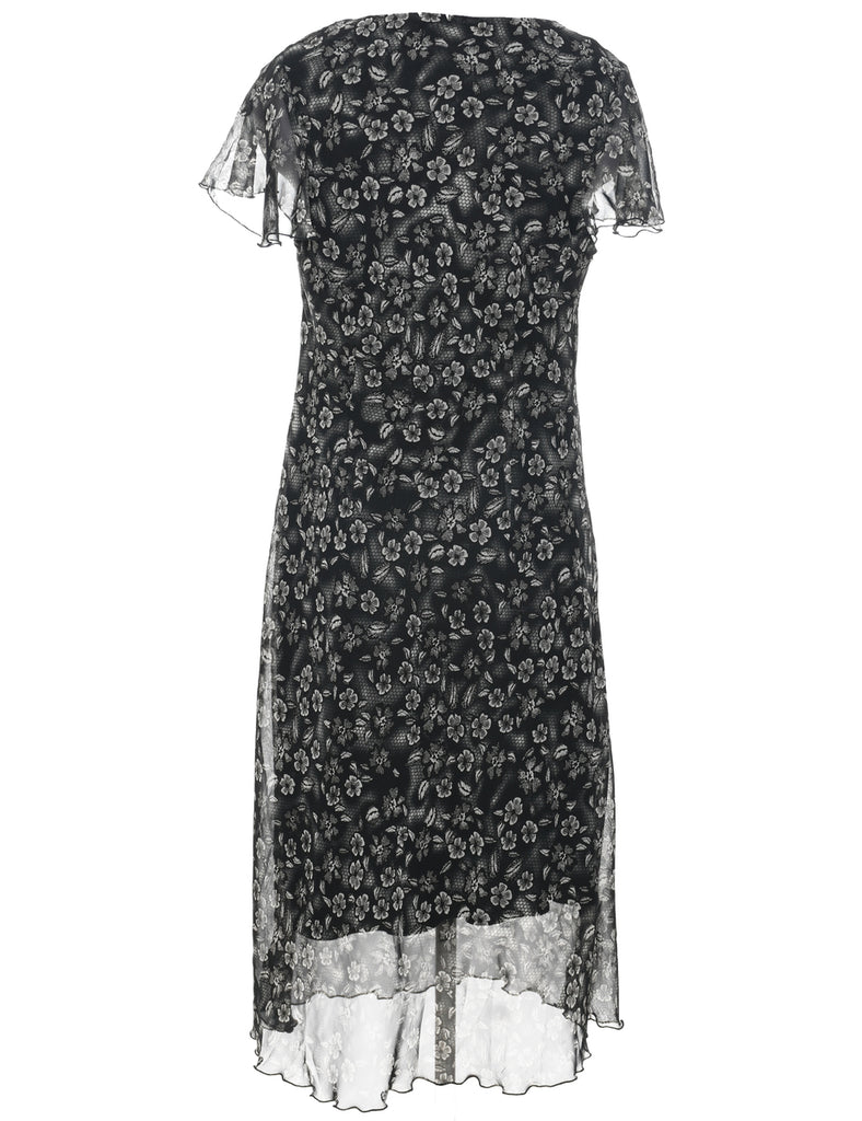 Floral Print Dress - M