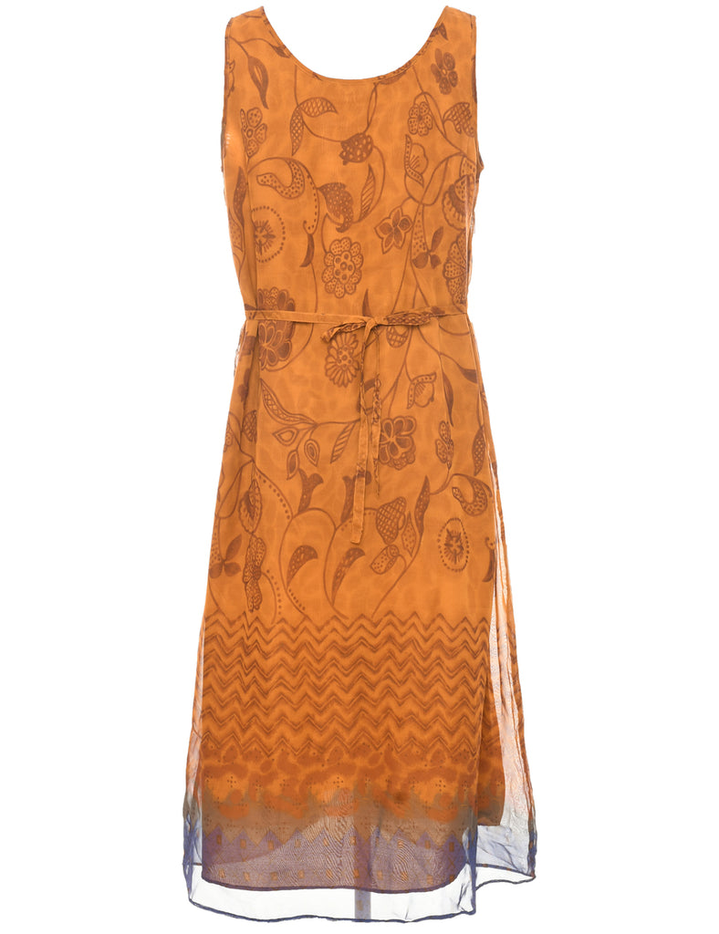 Floral Print Dress - M