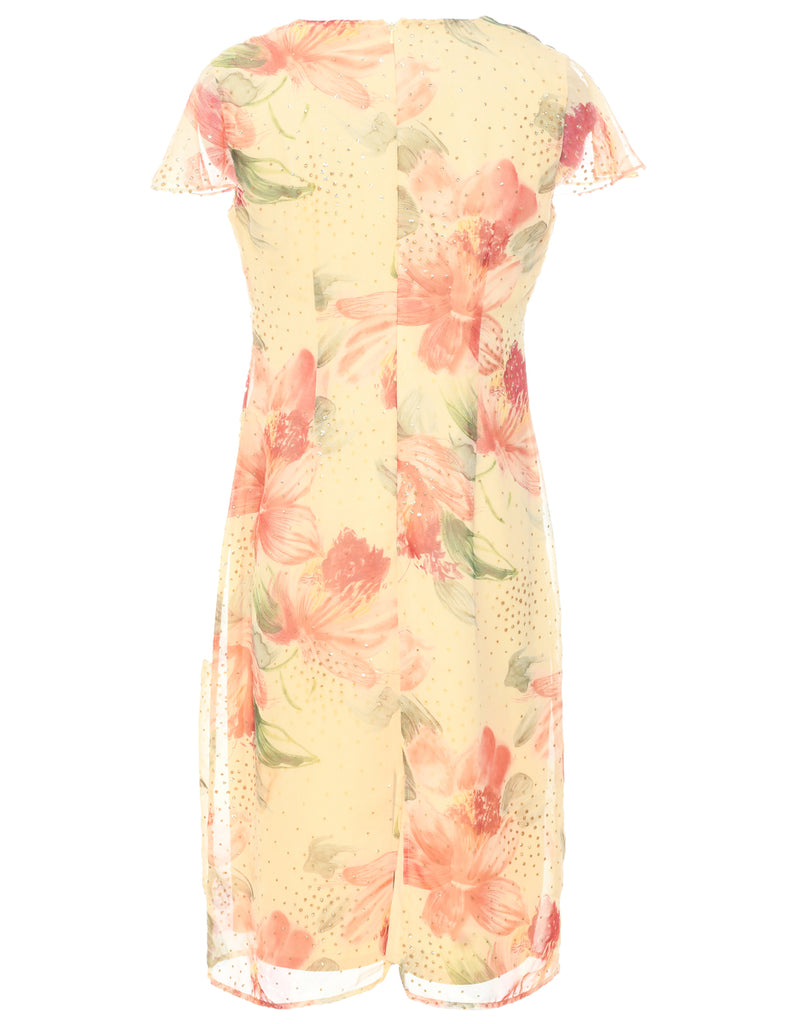 Floral Print Dress - M