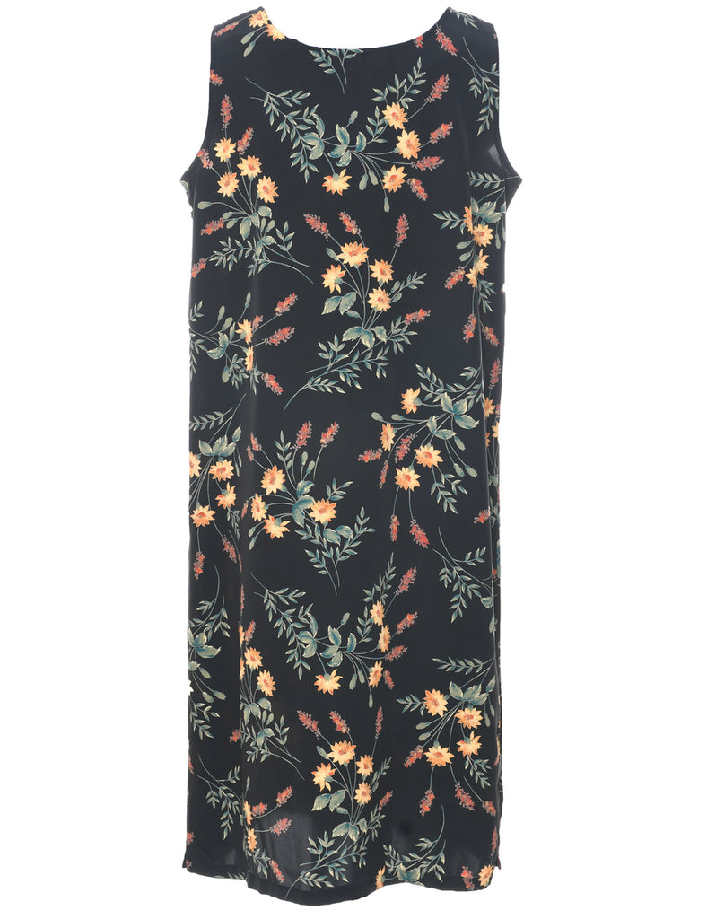 Floral Print Dress - M