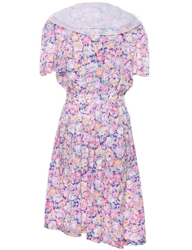 Floral Print Dress - M