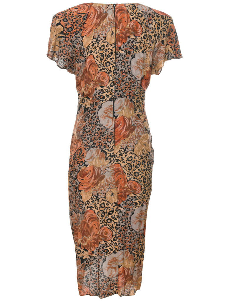 Floral Print Dress - S