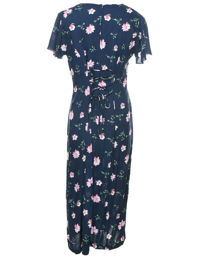 Floral Print Dress - M