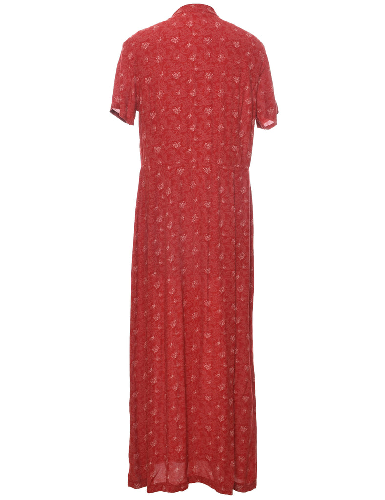 Floral Print Dress - L