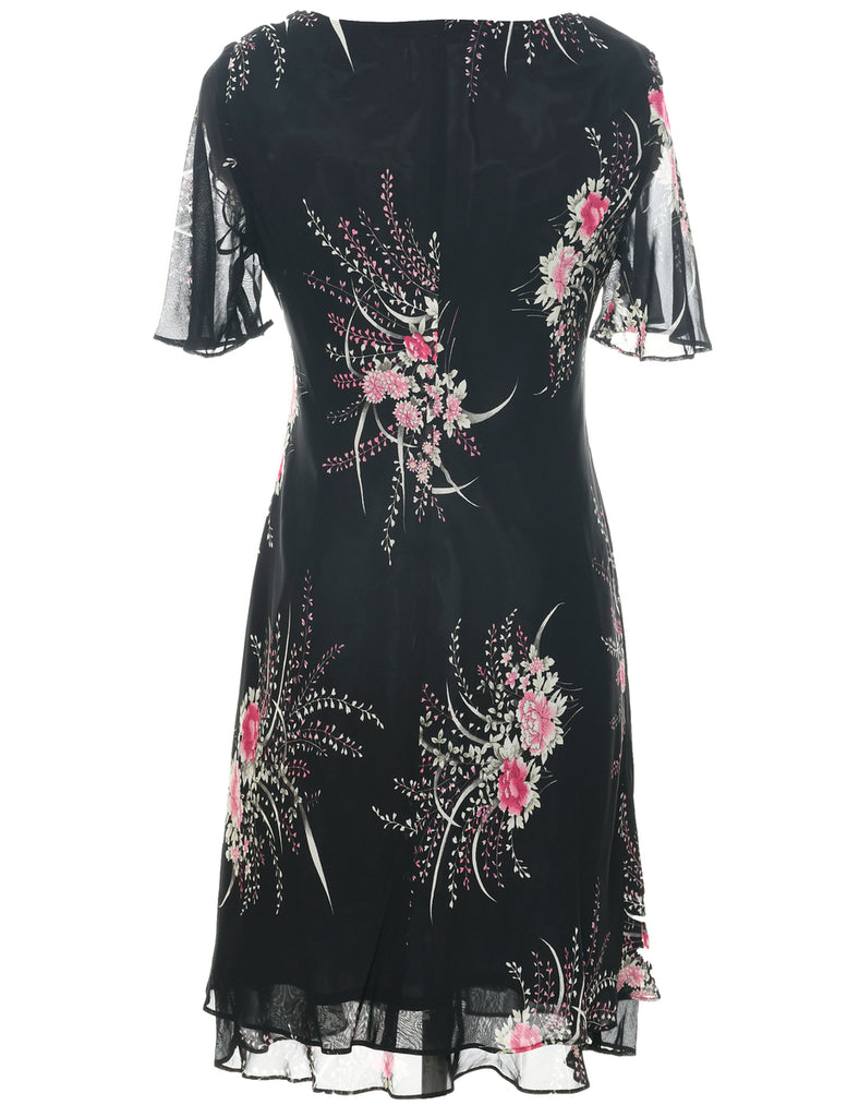 Floral Print Dress - M