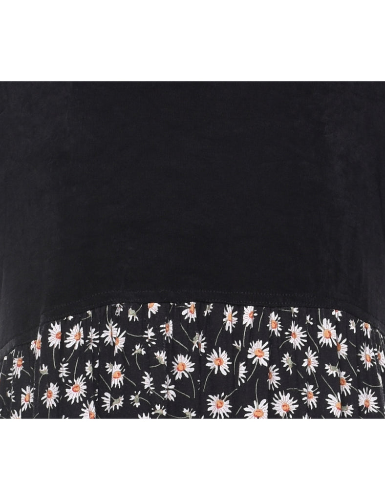 Floral Print Dress - L