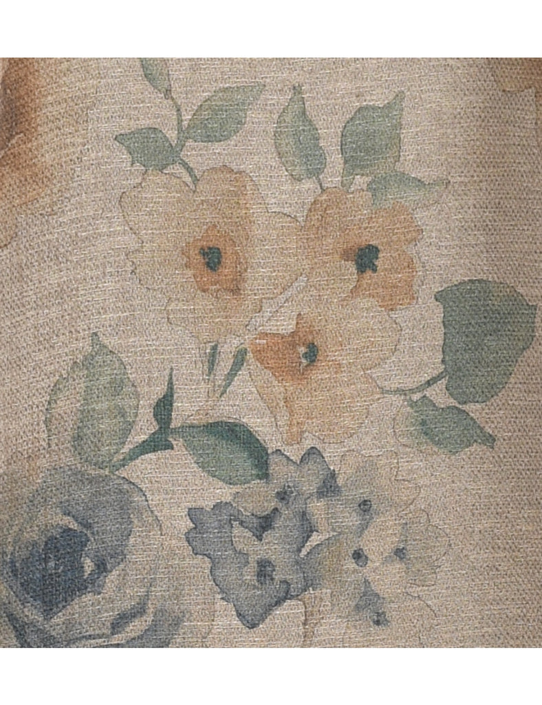 Floral Print Dress - XL