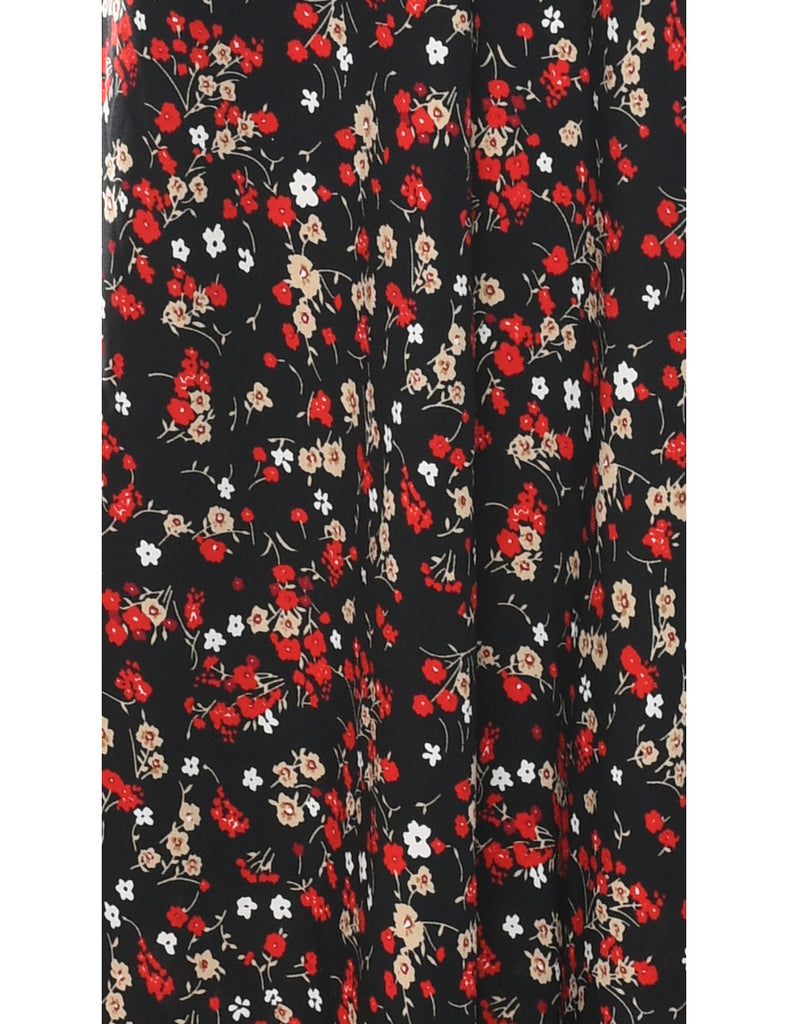 Floral Print Dress - L
