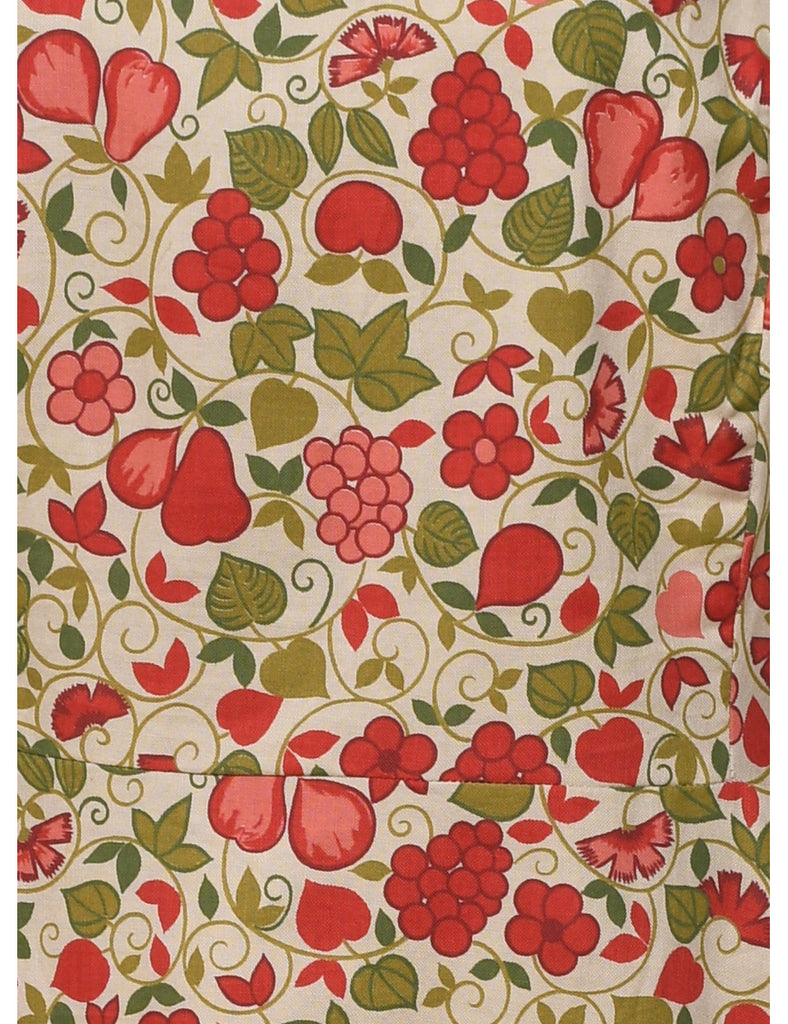 Floral Print Dress - M