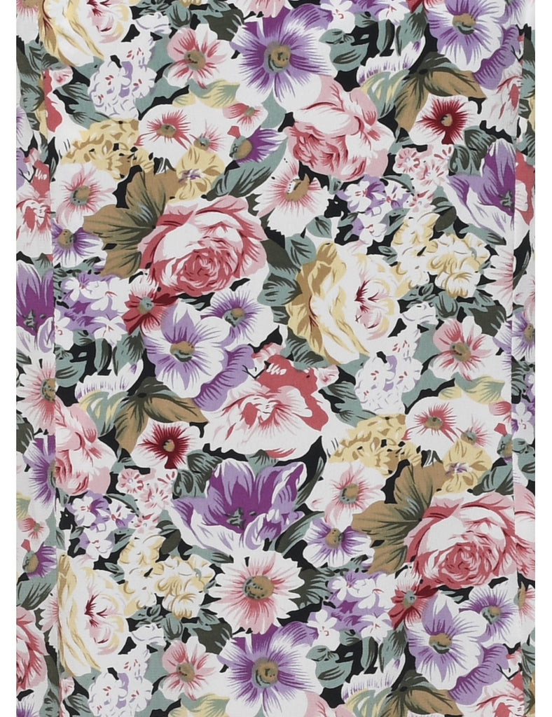 Floral Print Dress - M