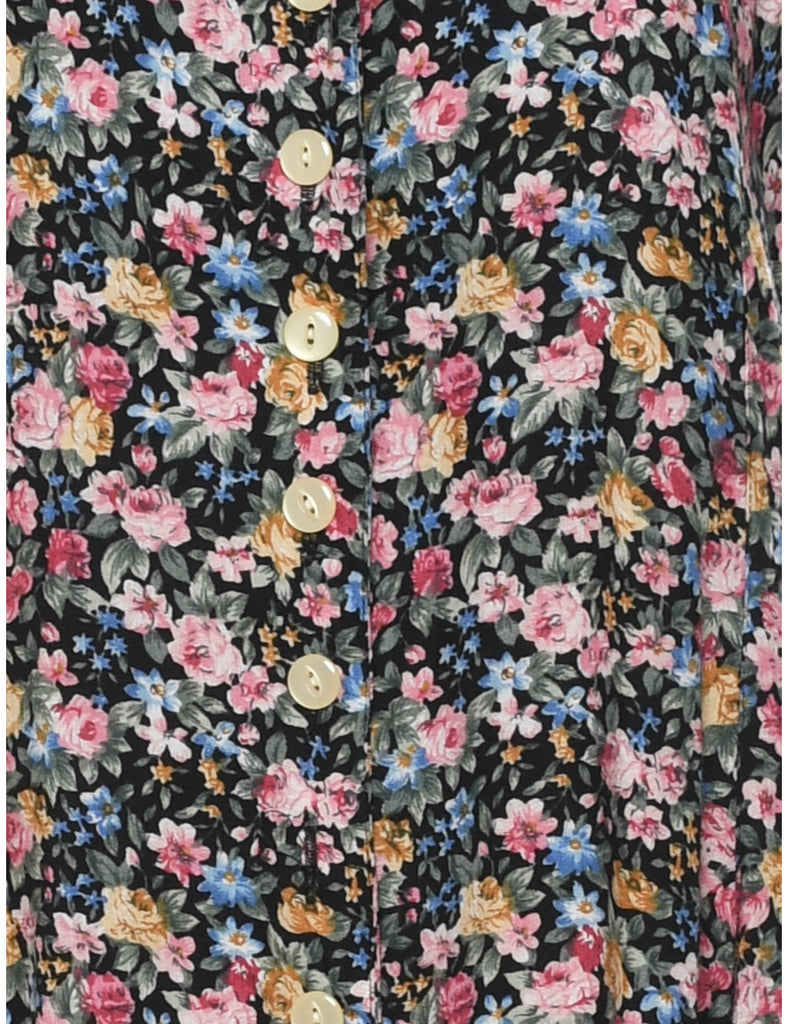 Floral Print Dress - M