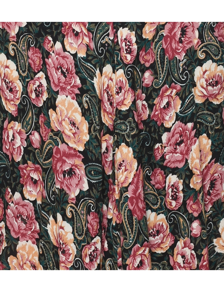 Floral Print Dress - XL