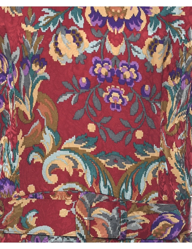 Floral Print Dress - XL