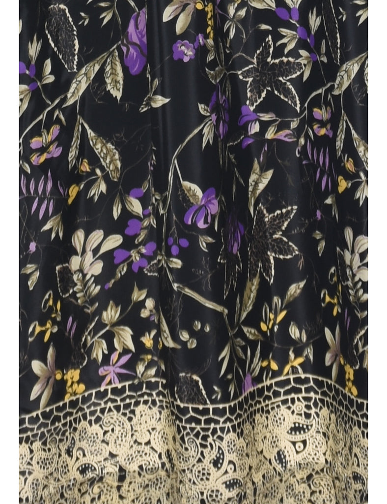 Floral Print Dress - L