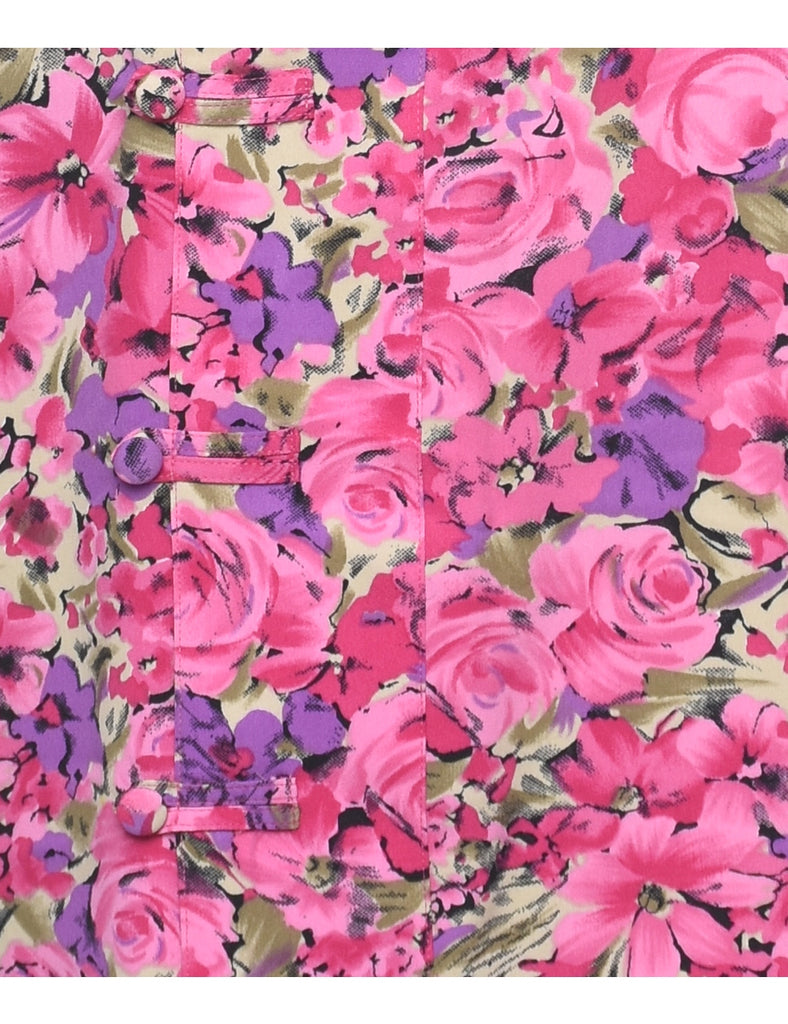 Floral Print Dress - M