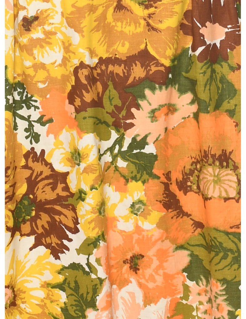 Floral Print Dress - M