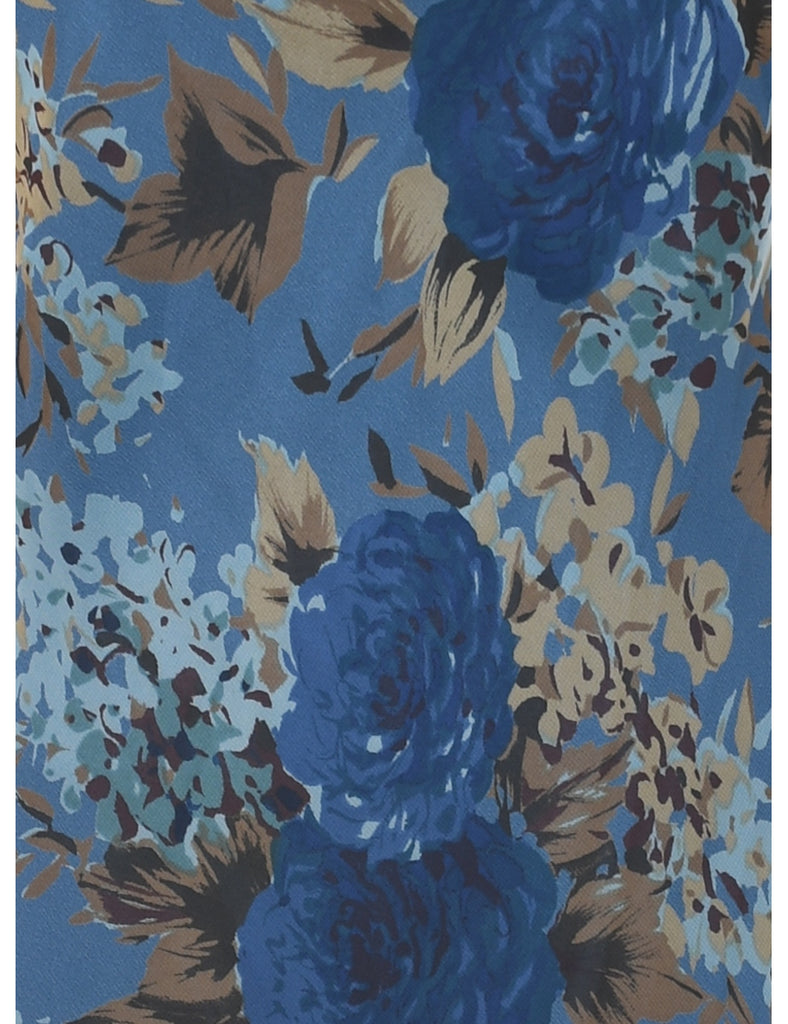 Floral Print Dress - L
