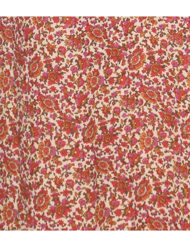 Floral Print Dress - M
