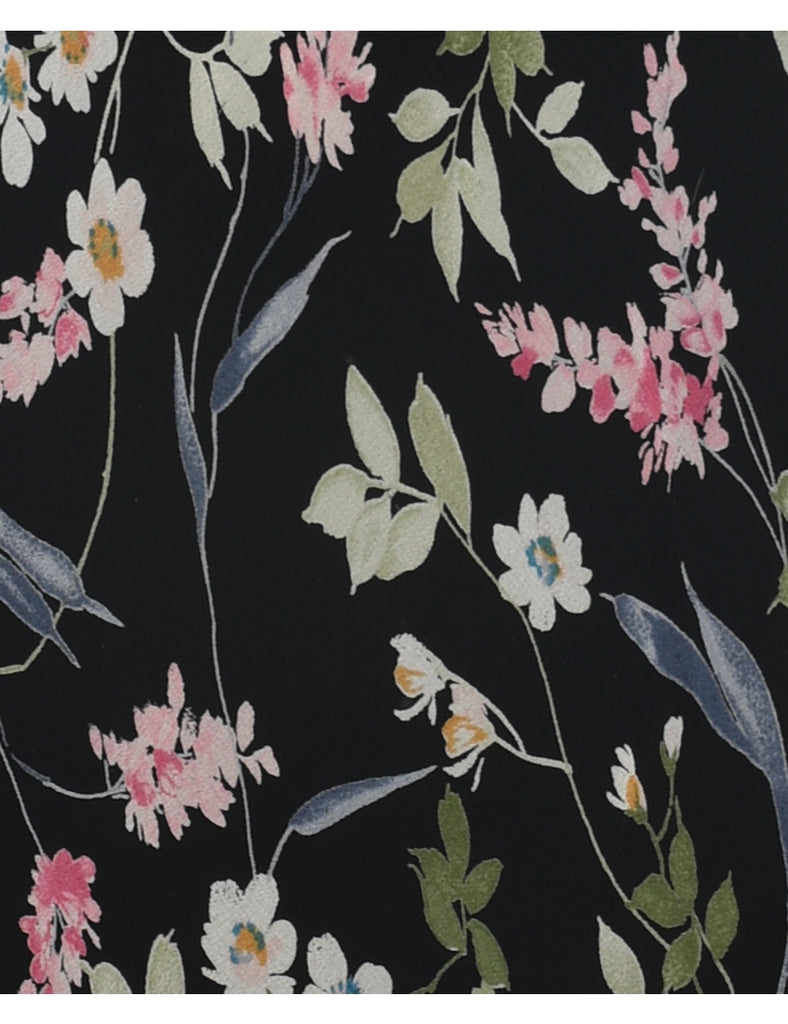Floral Print Dress - M