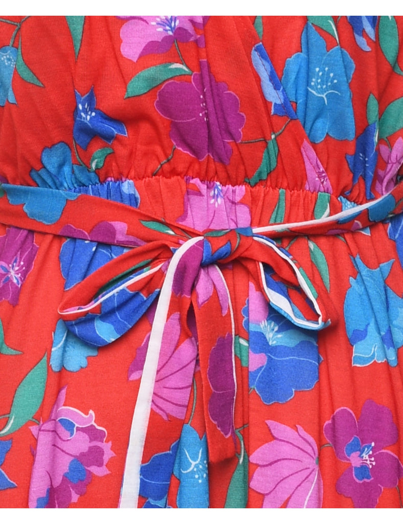 Floral Print Dress - M