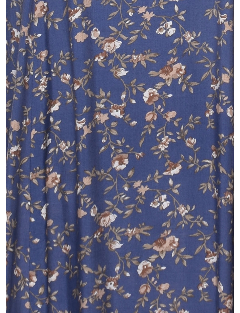 Floral Print Dress - L