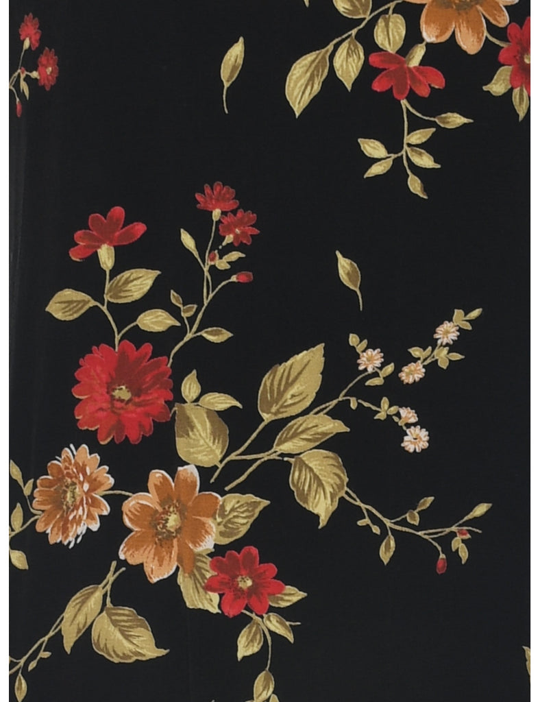 Floral Print Dress - M