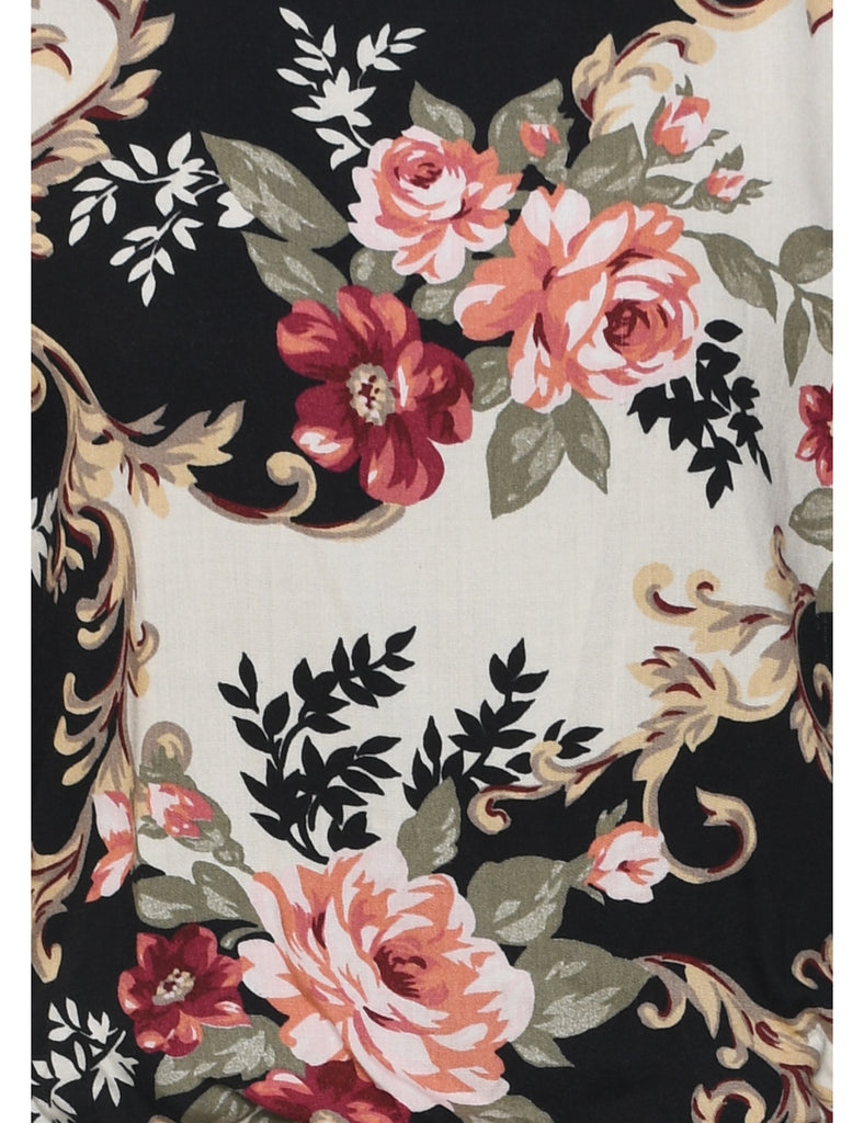 Floral Print Dress - XL