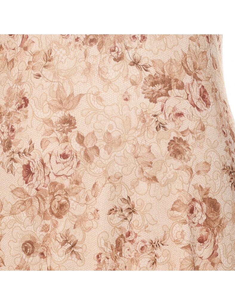 Floral Print Dress - M