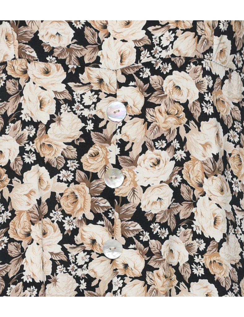 Floral Print Dress - M