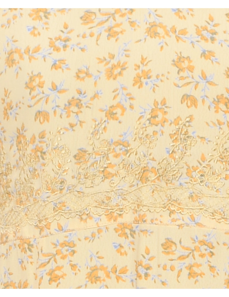Floral Print Dress - M