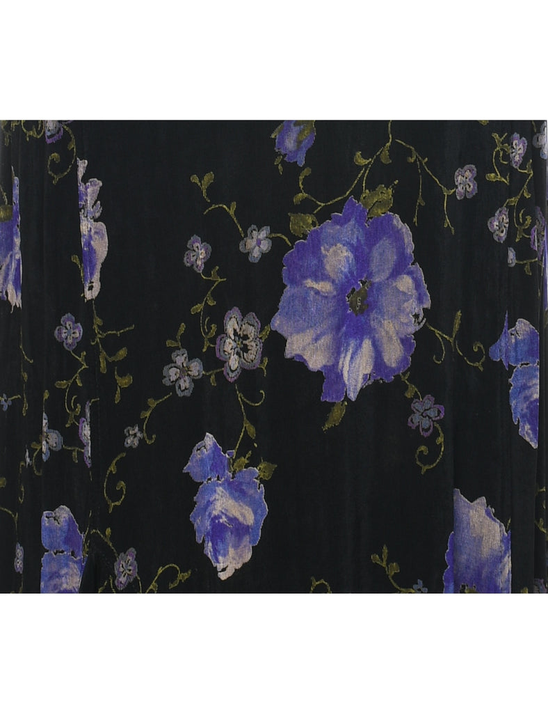 Floral Print Dress - M