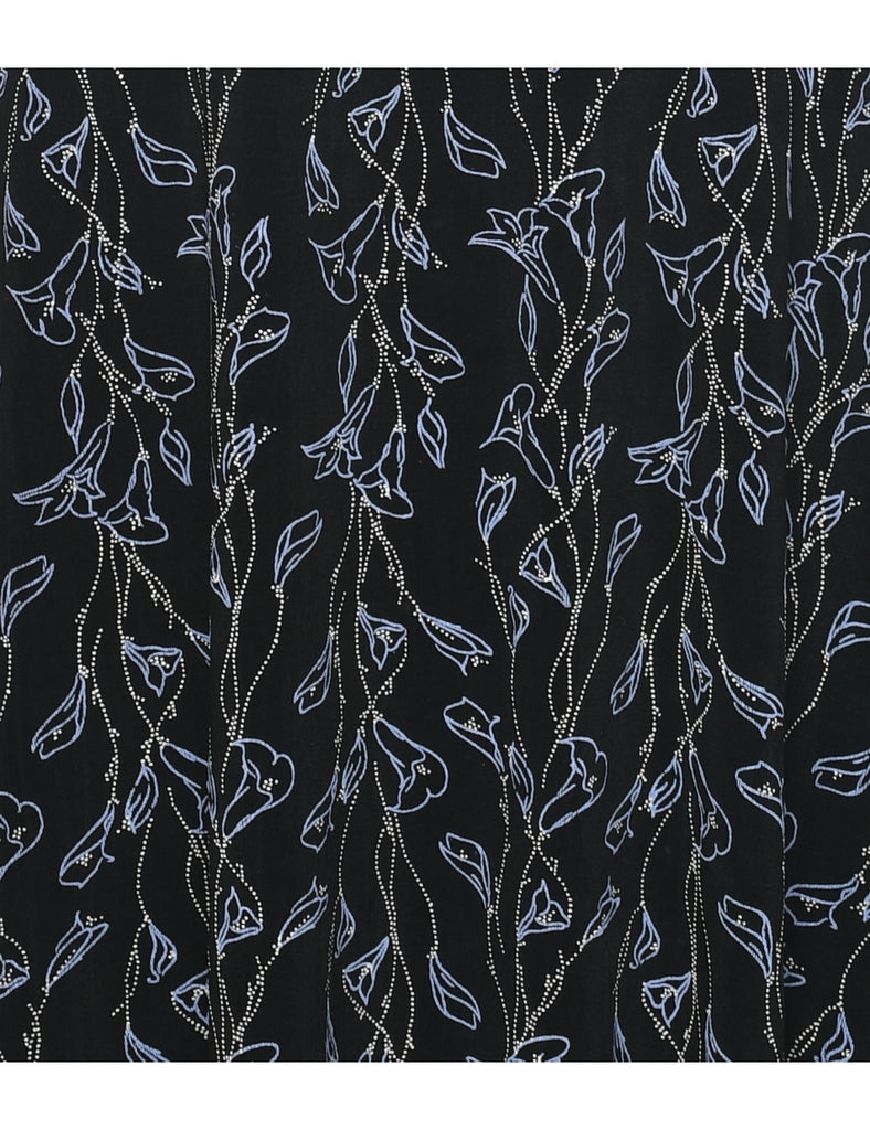 Floral Print Dress - M