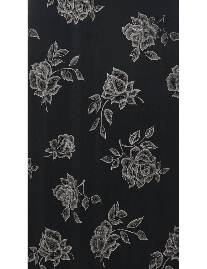 Floral Print Dress - M
