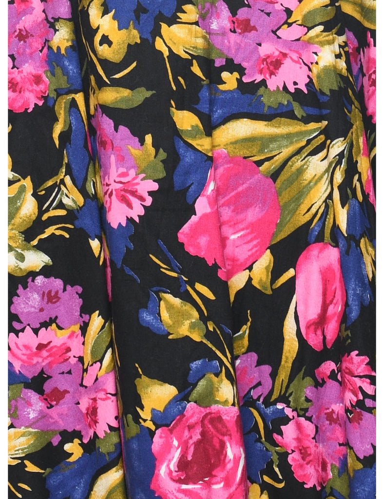 Floral Print Dress - M