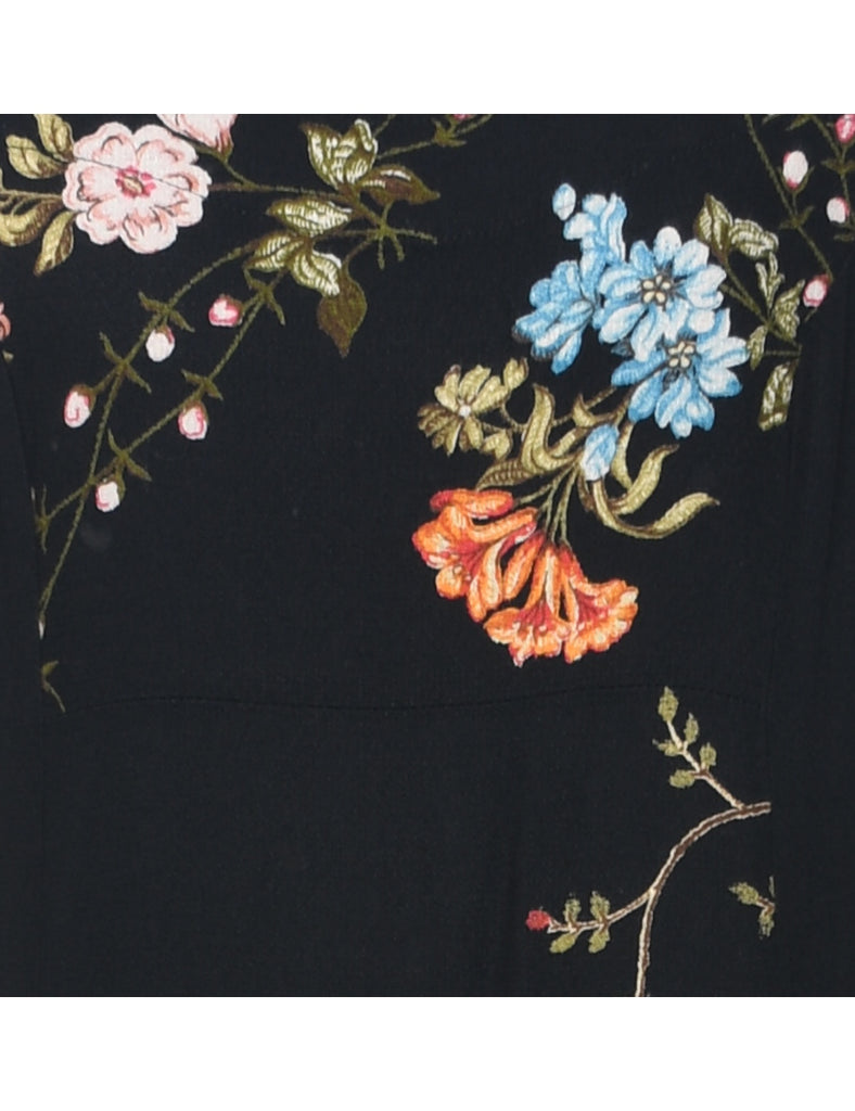 Floral Print Dress - M